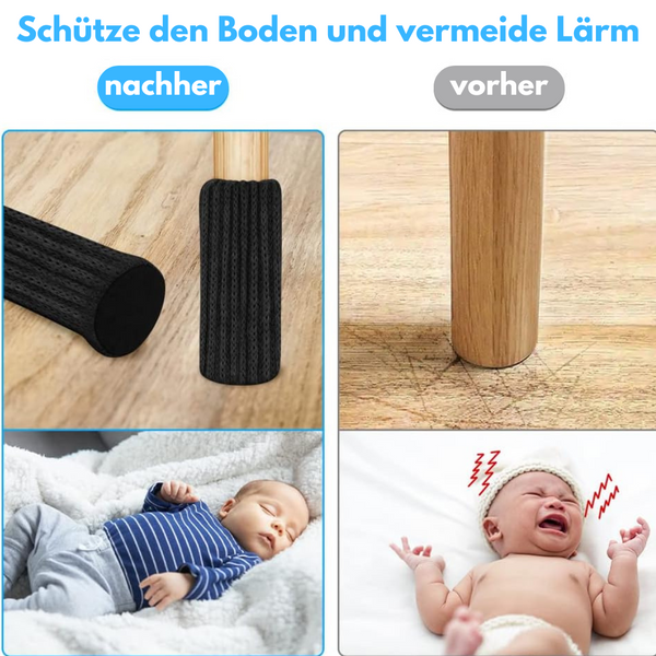 (24er Set) LinaHome Stuhlsocken