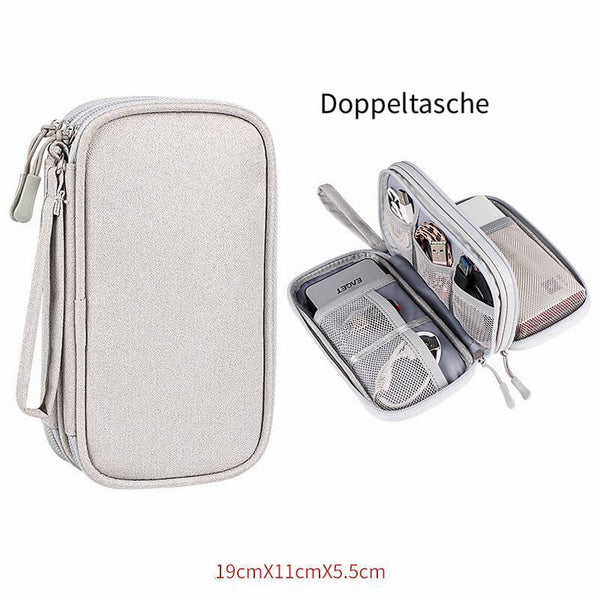 Kabeltasche Reise Organizer - Doppeltasche