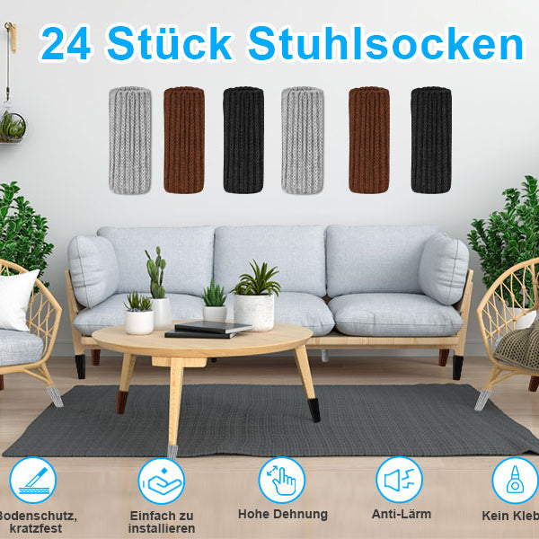 (24er Set) LinaHome Stuhlsocken