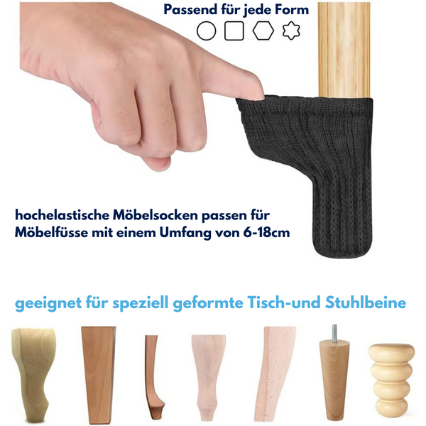 (24er Set) LinaHome Stuhlsocken